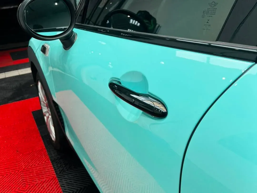 MINI Clubman 蒂芬妮綠改色覆膜完工實拍（1）